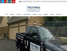 Tablet Screenshot of nwconst.com